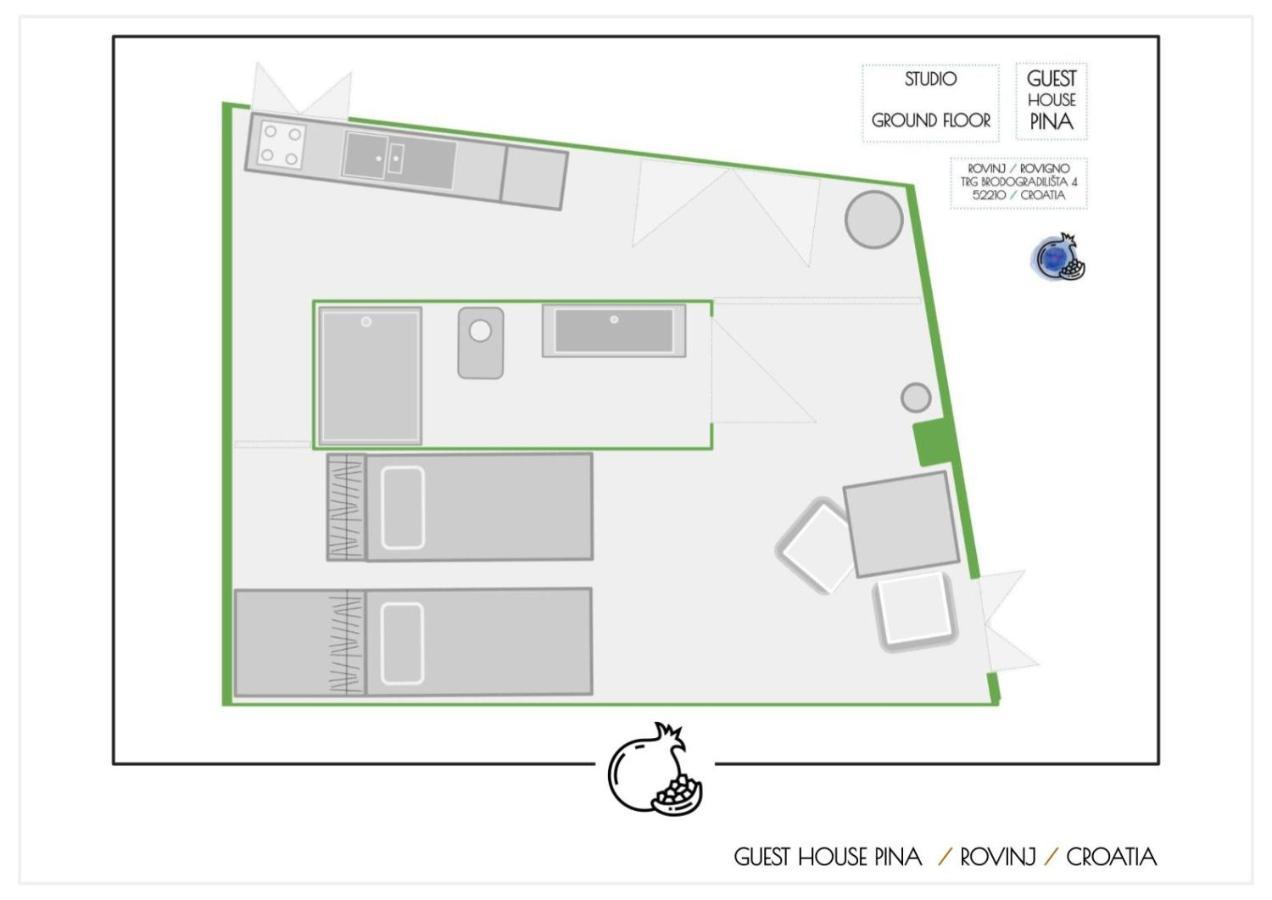 Guest House Pina Rovinj Exterior foto